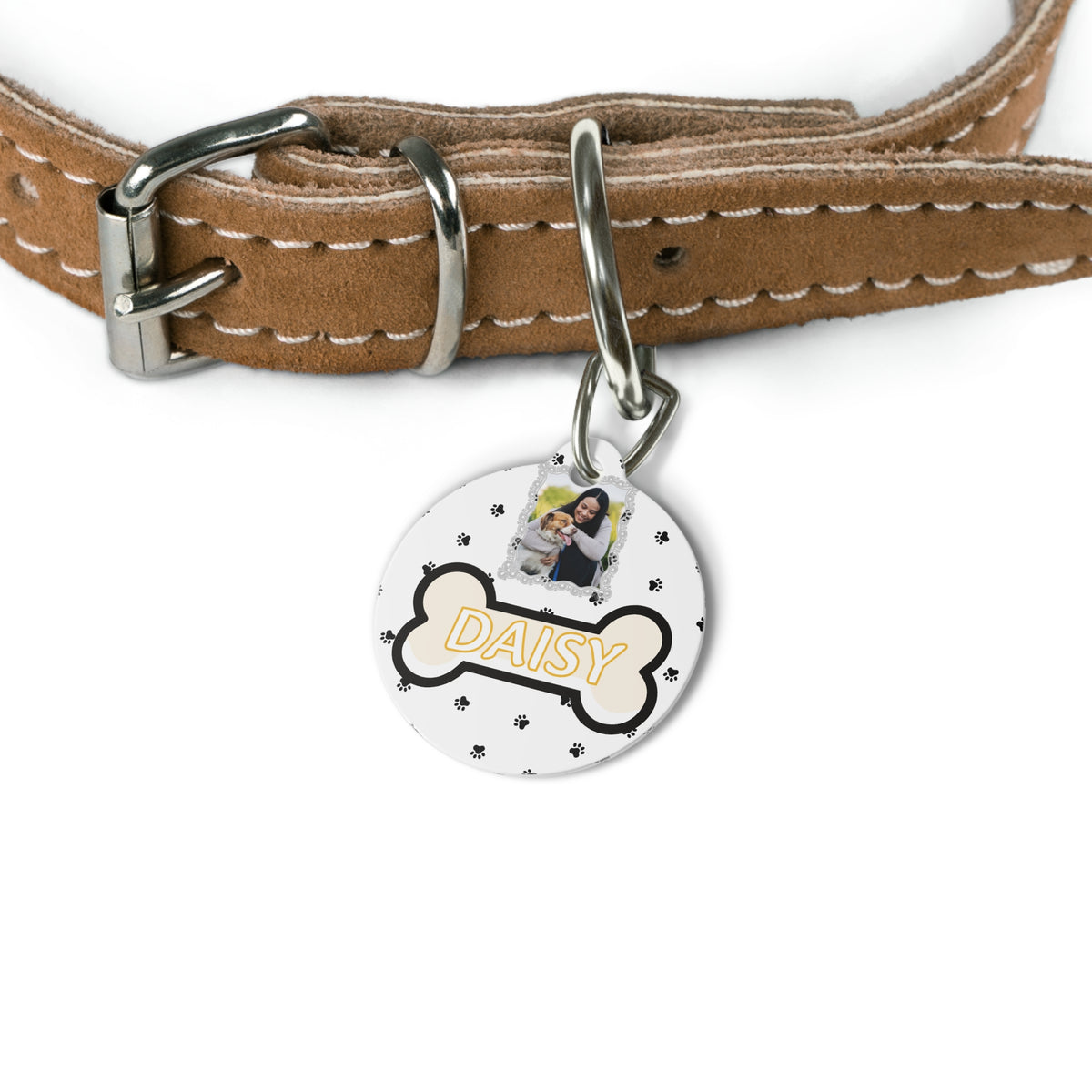 Personalized Double-Sided Pet Tag - ID Tag with Name & Phone