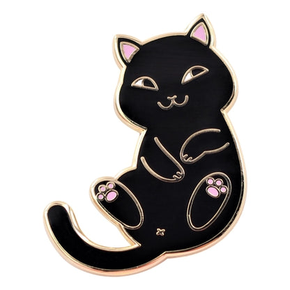 Playful Cat Enamel Pin