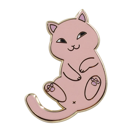 Playful Cat Enamel Pin