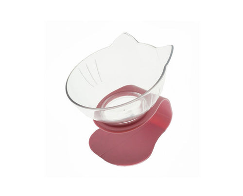 Elevated Double Cat Bowl with 15° Tilt
