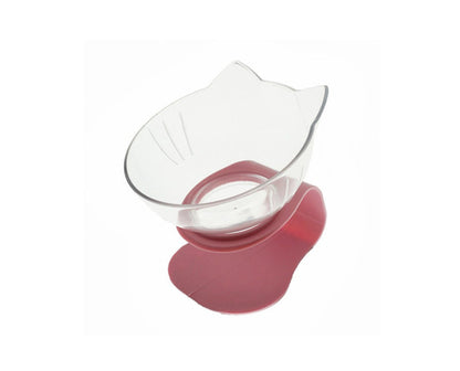 Elevated Double Cat Bowl with 15° Tilt