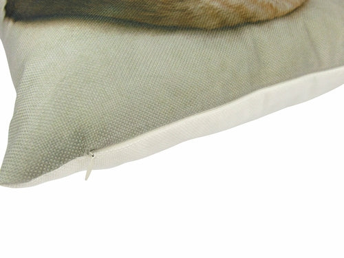 Cozy Sleeping Cat Throw Pillow