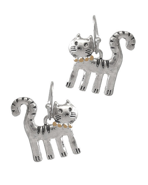 Minimalist Cat Lover Earrings